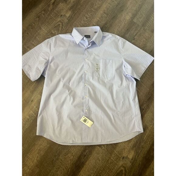Other - Van Heusen Regular Fit Wrinkle Free Short Sleeve Poplin Short-Size 18‎